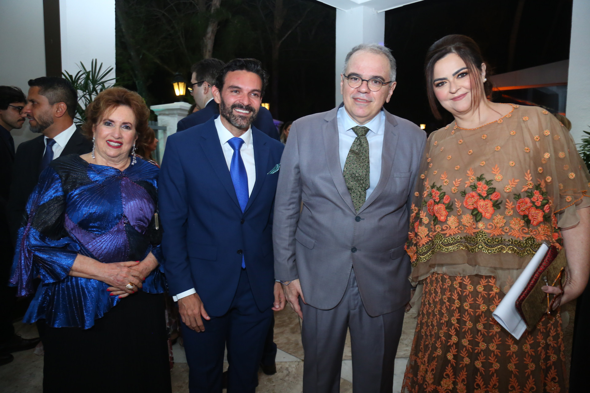 (Foto: JoaoFilho Tavares)Leda Maria, Clovis Holanda, Joao Dummar Neto e Luciana Dummar