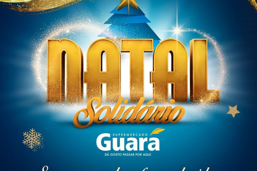 Campanha do Natal Solidário do Supermercado Guará, assinada pela EBM Quintto(Foto: Divulgação)
