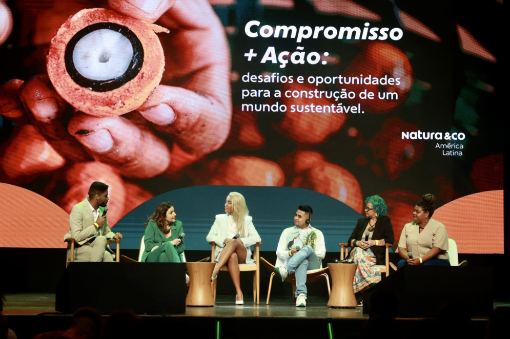 Evento que equipe Natura participou sobre sustentabilidade(Foto: marcos suguio/ Divulgação Natura)