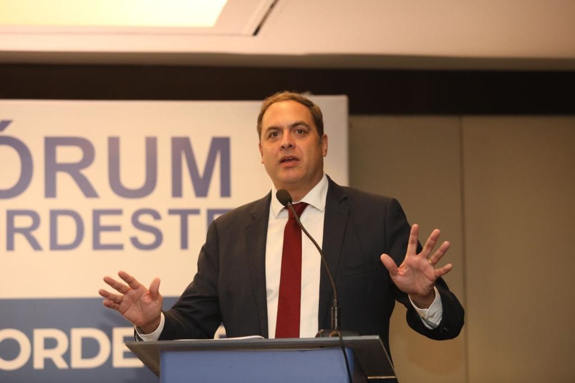 ￼PRESIDENTE do BNB, Paulo Câmara, foi palestrante em Fórum Nordeste do Lide Ceará  (Foto:  Beatriz Boblitz/Lide Ceará)