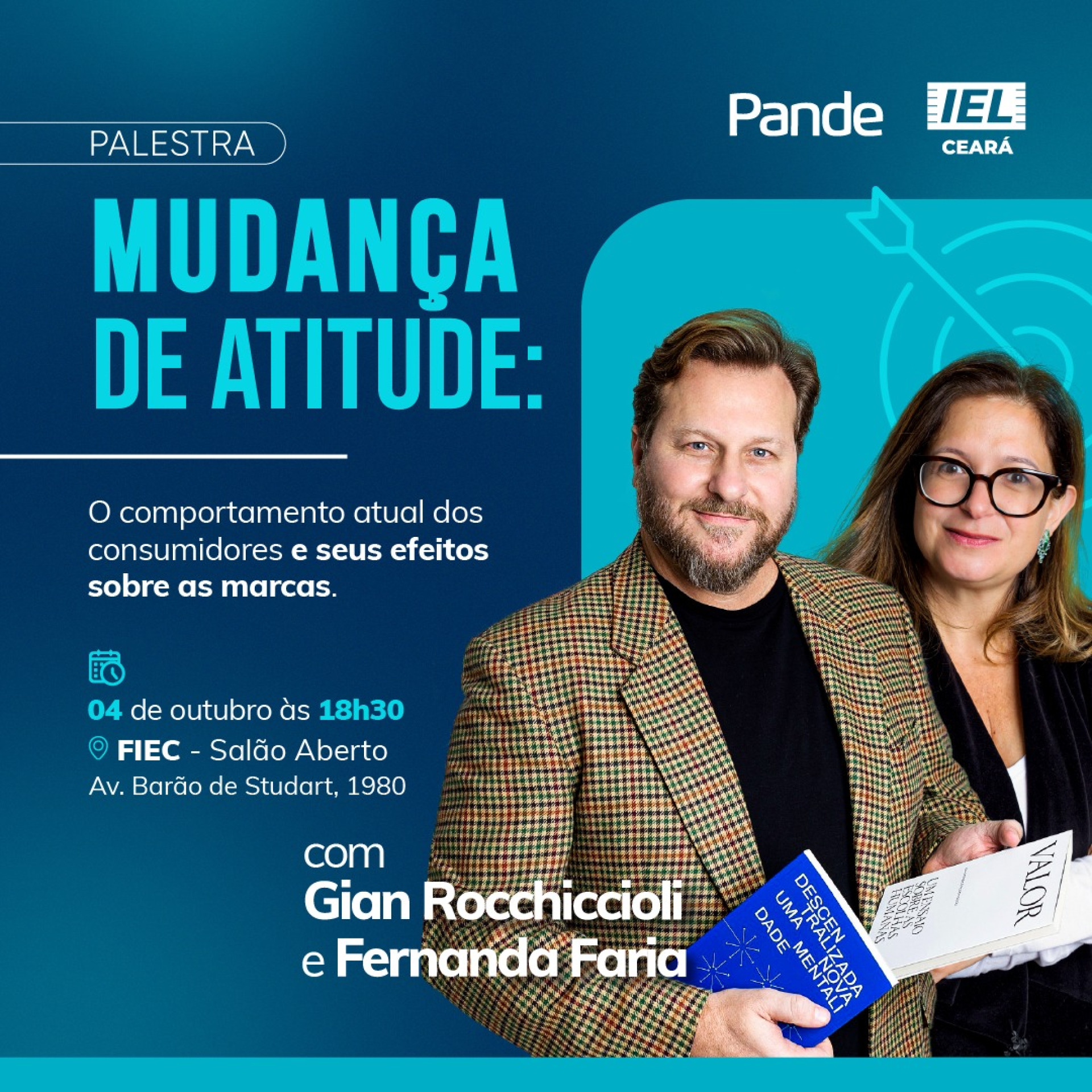 Pande e IEL promovem palestra Mudança de Atitude: O comportamento atual dos consumidores e seus efeitos sobre as marcas"(Foto: Divulgação)