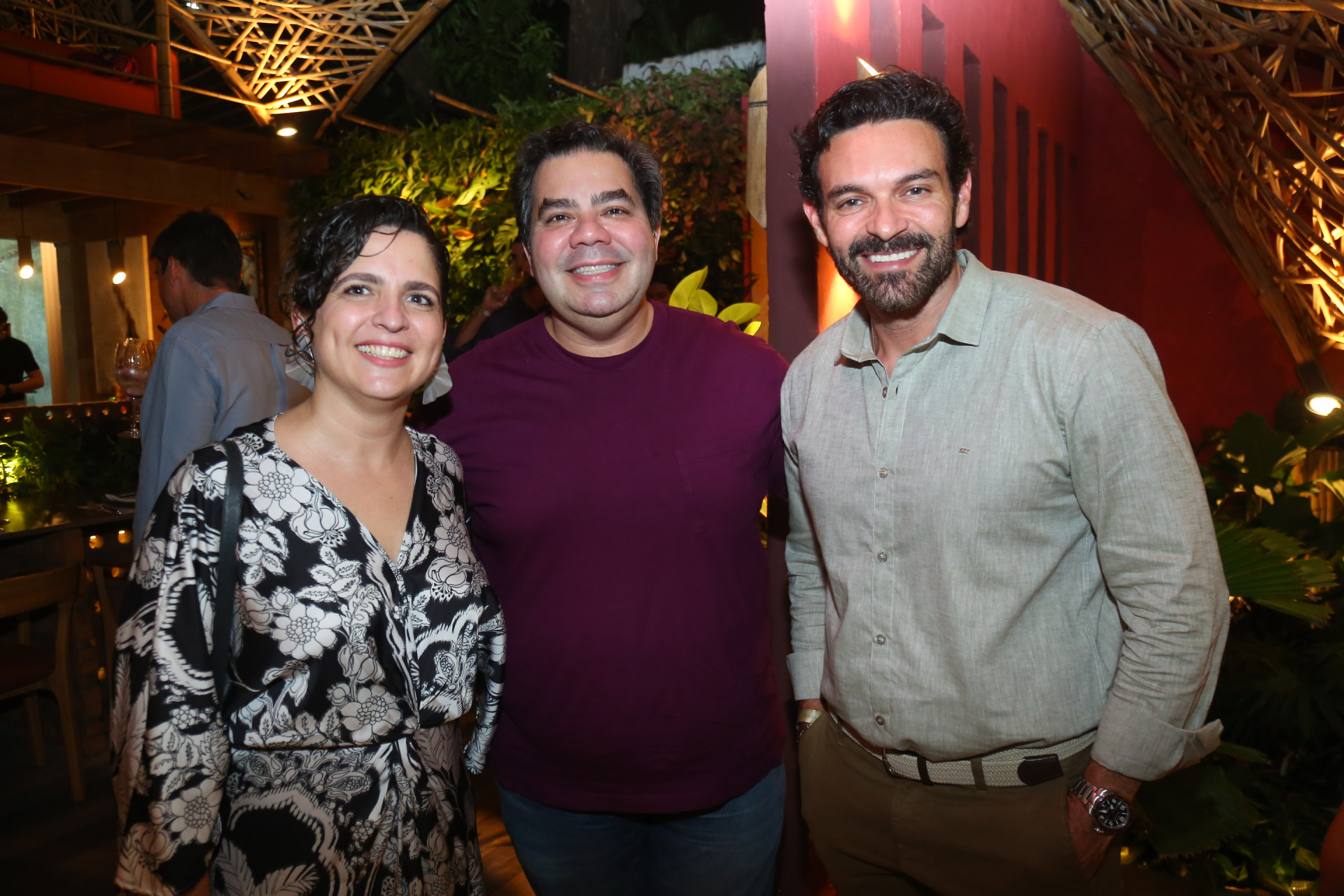(Foto: JoaoFilho Tavares)Larissa Menescal, JB Uchoa e Clovis Holanda 