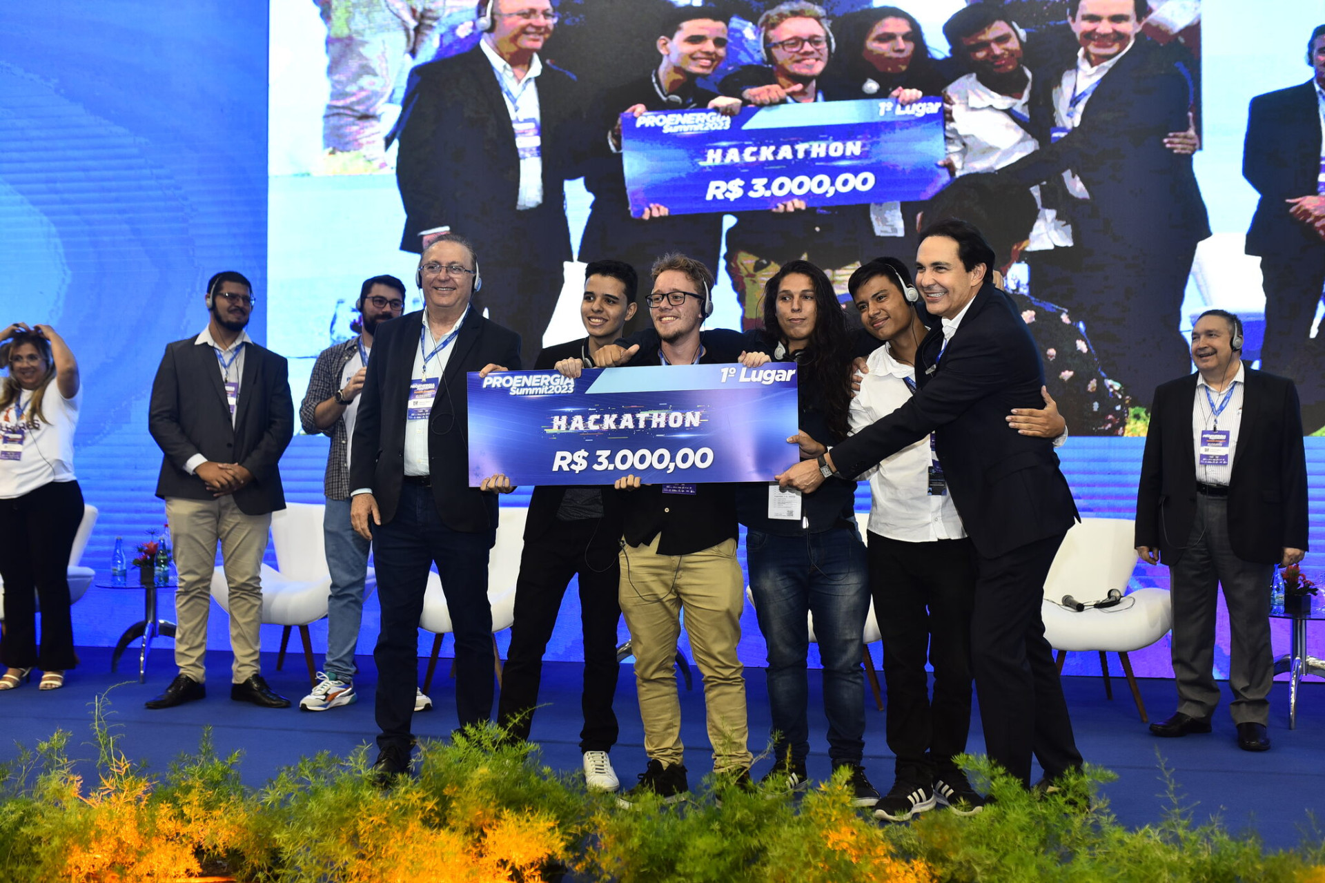(Foto: Proenergia/ Divulgação )Premiação de ideias inovadoras no evento, que contou com a presença de startups e realização de hackathon