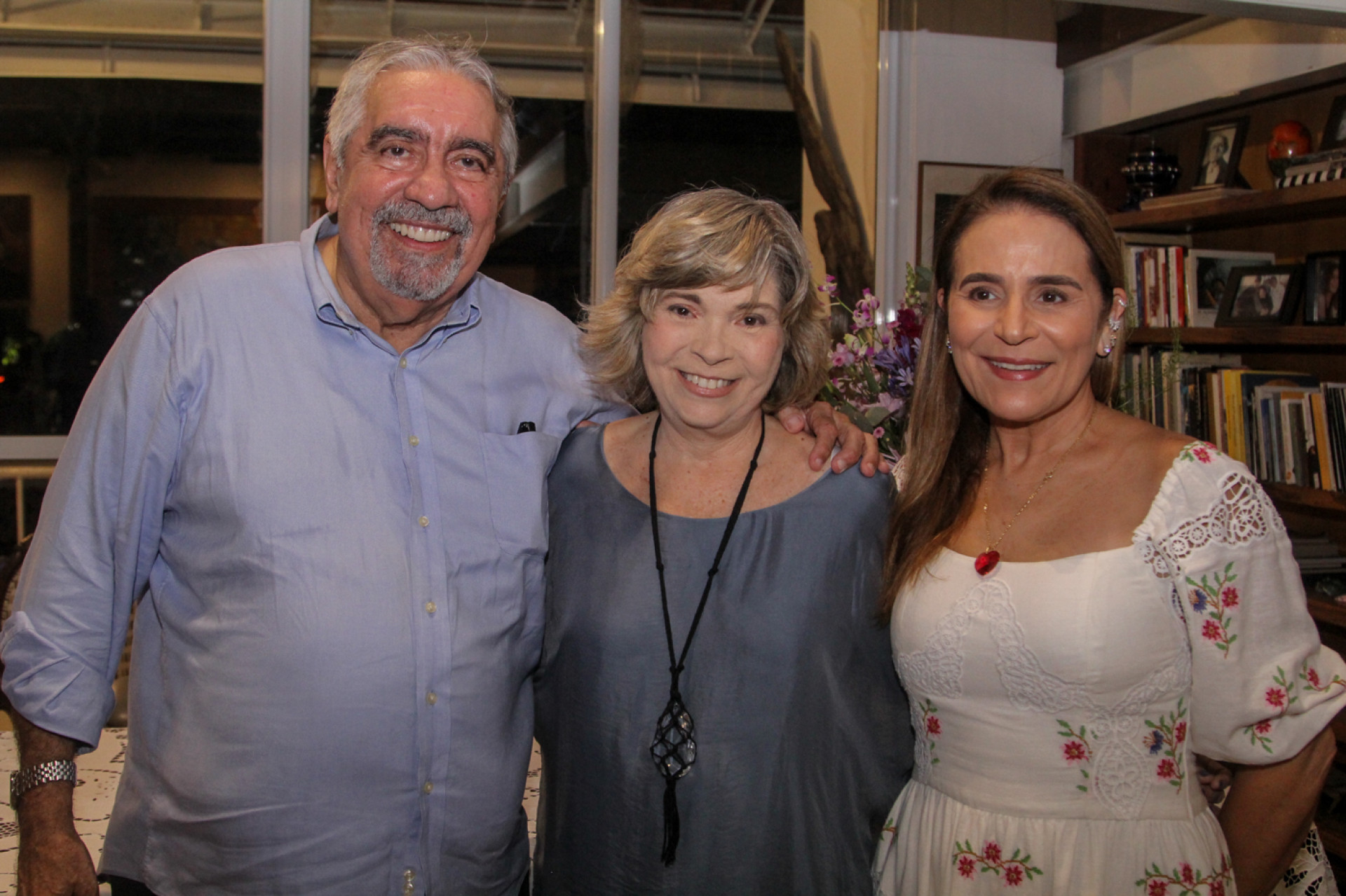 (Foto: Natanael Feitosa)Gil Farias, Ângela Barros Leal e Patricia Macêdo
