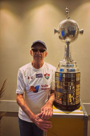 Raimundo Fagner: tietagem tricolor no Rio (Foto: arquivo pessoal )