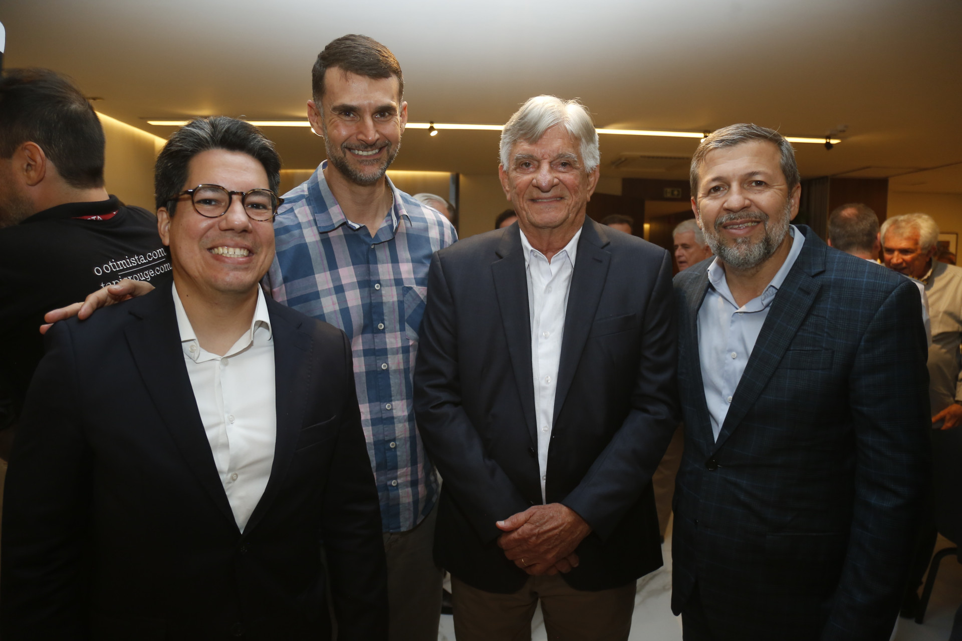 (Foto: JoaoFilho Tavares)Andrei Aguiar, Dimas Barreira, Assis Machado e Élcio Batista