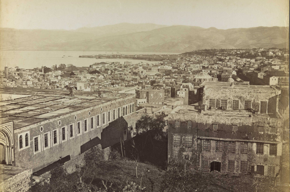 Beirute entre 1867 e 1878. (Foto: Biblioteca Nacional)