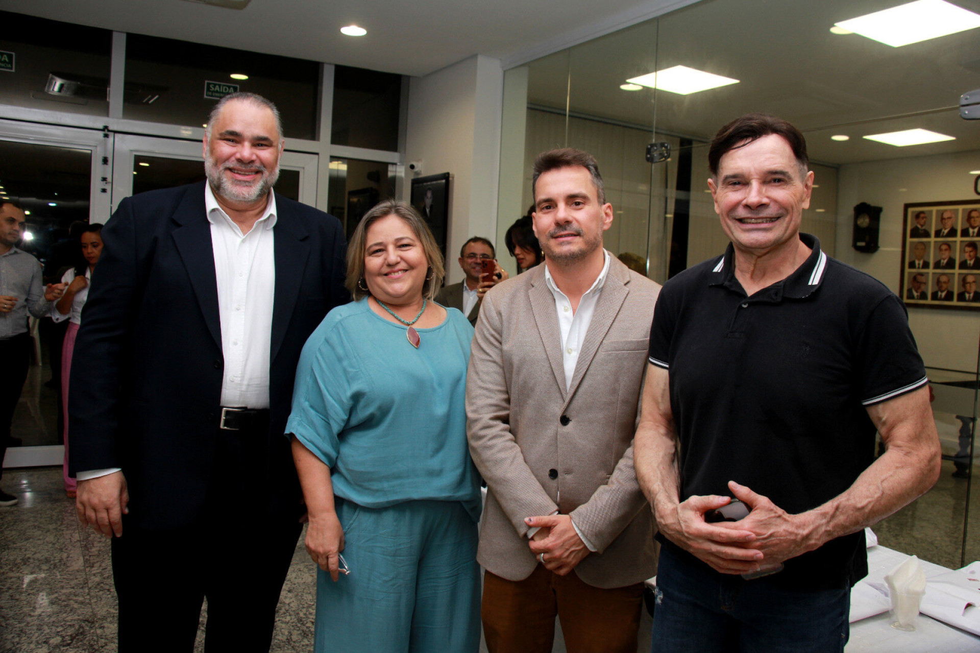 (Foto: Fernando Rocha)Edson Ferreira, Jane Girão, Miguel Dias Filho e João Inácio Júnior