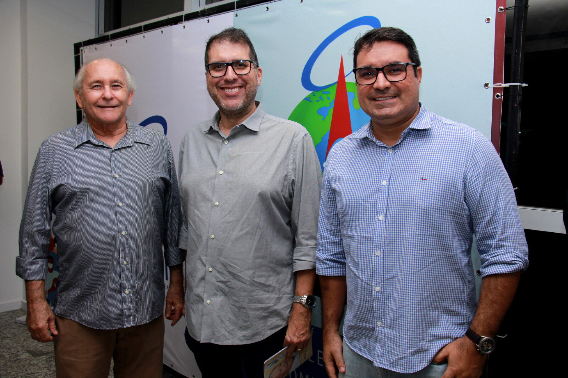 (Foto: Fernando Rocha)Sandoval Braga, José Jorge dos Santos e Ronald Almeida