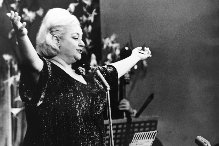 Leny Eversong em ação na TV, nos anos 1960(Foto: Divulgação Sesc/ Acervo Pessoal Leny Eversong)
