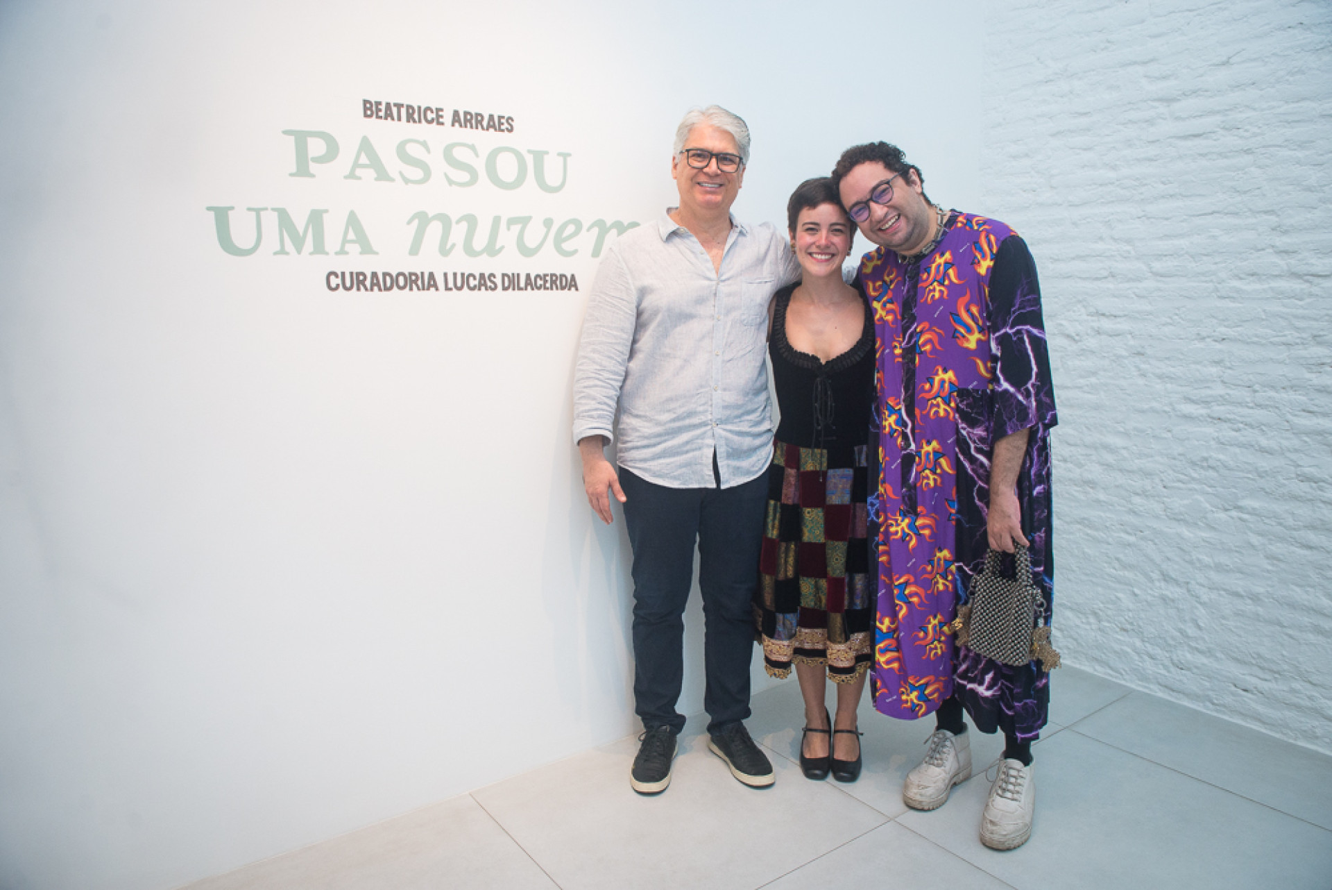(Foto: CLOVIS HOLANDA E DIVULGAÇÃO )Leonardo Leal, Beatrice Arraes e Lucas Dilacerda