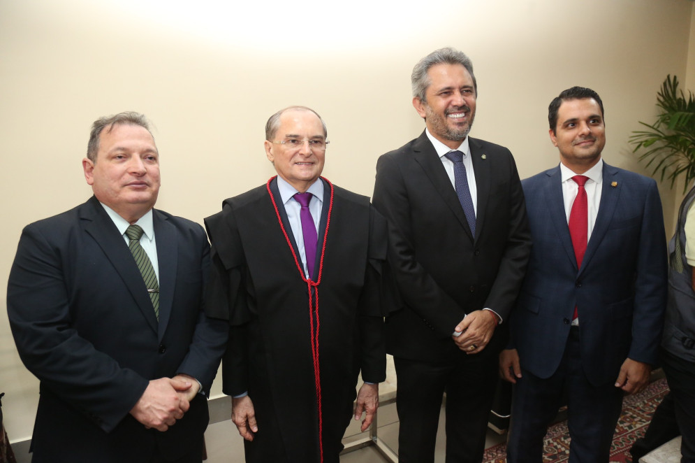 Durval Maia, Abelardo Benevides, Elmano de Freitas e Gardel Rolim(Foto: JOÃO FILHO TAVARES)