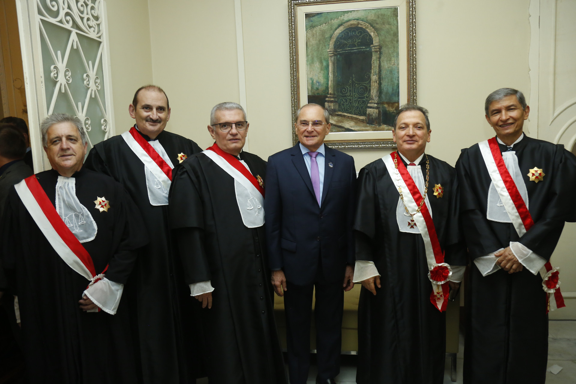 Carlos Rebonatto, Franzé Gomes, Tarcisio Lima Verde, Abelardo Benevides, Durval Maia e Plauto Porto  (Foto: JoaoFilho Tavares)