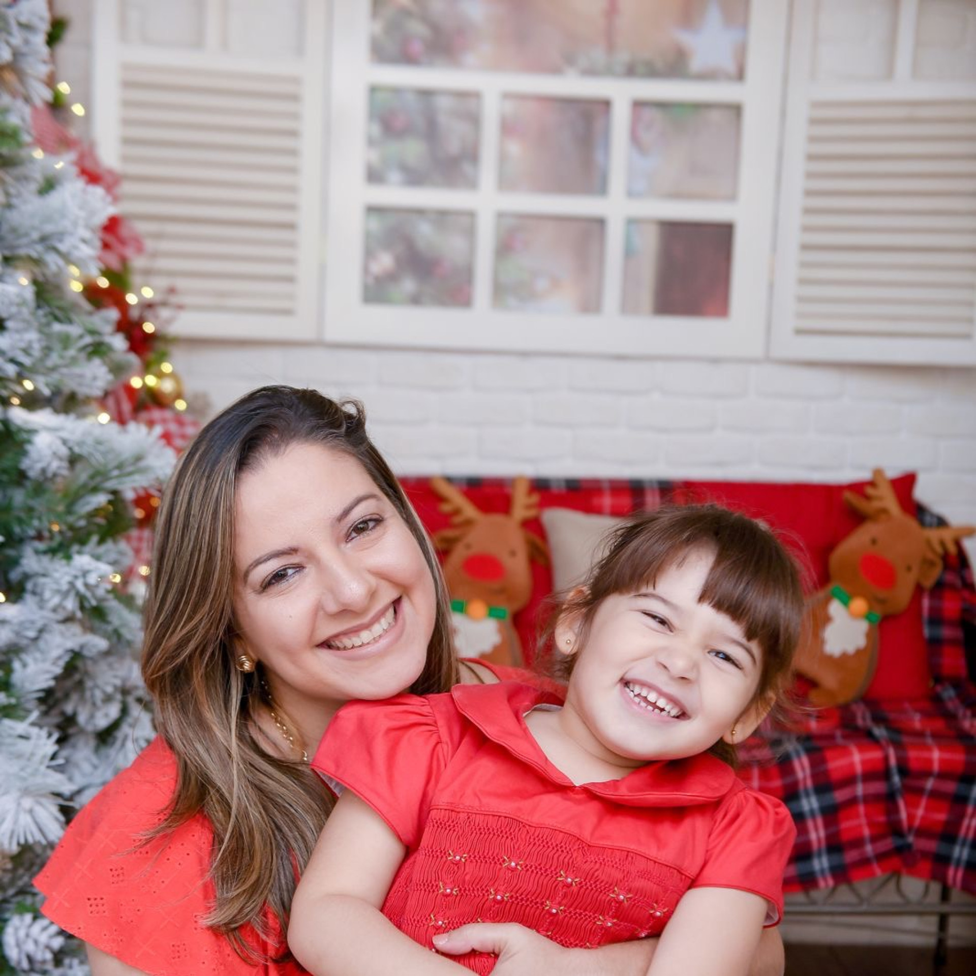 Suiany e Hamilton Soares celebram o Natal com a filha(Foto: Riso Hilário/Reprodução)