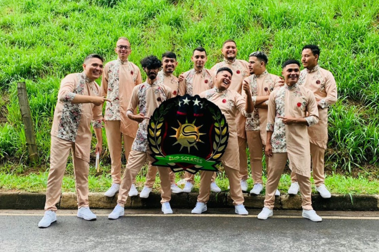 Banda Marcial "BMP Solares" vai a Alemanha para mundial do estilo(Foto: Divulgação)