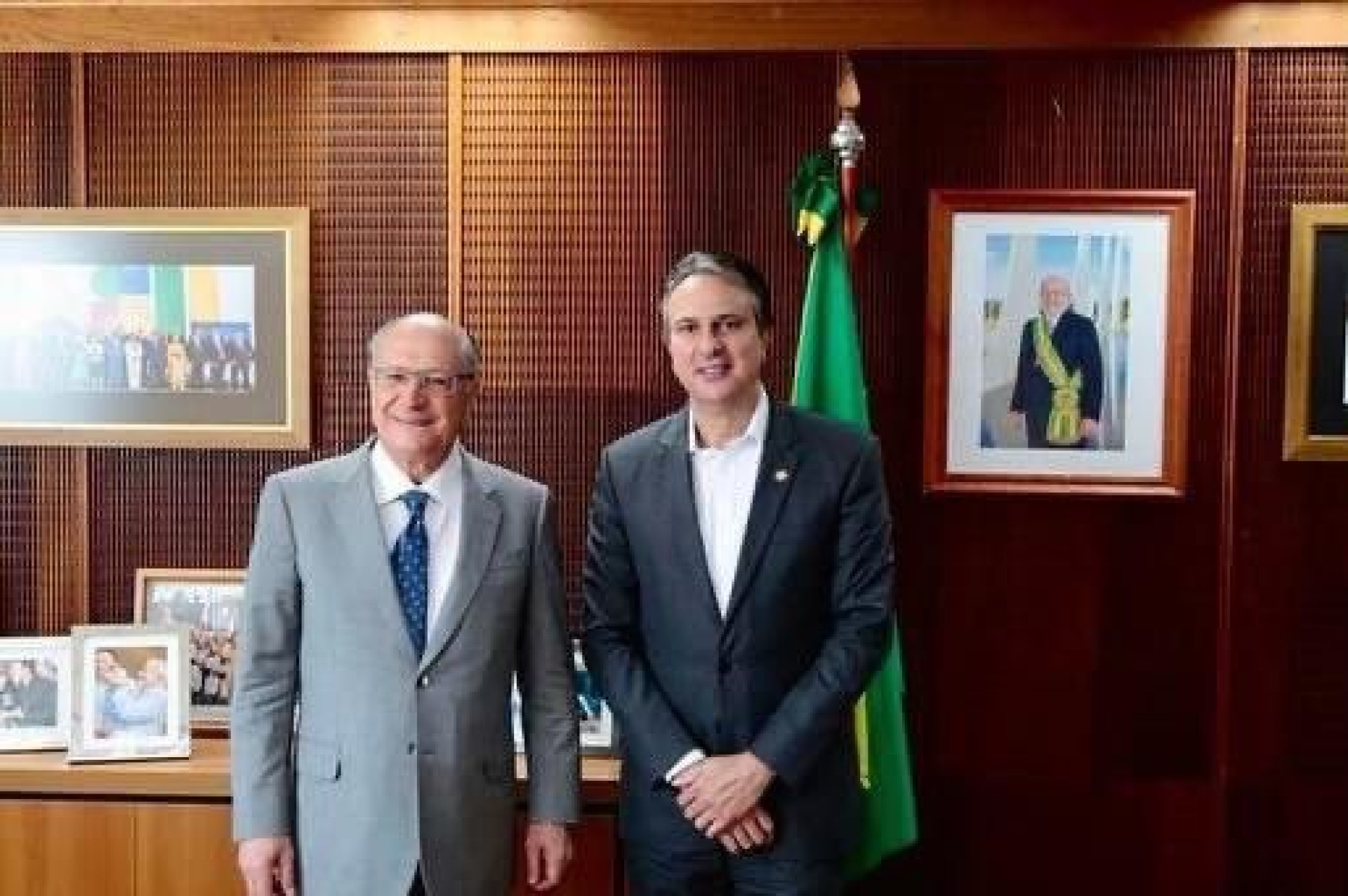 Anúncio foi feito por Camilo Santana logo após reunião com o vice-presidente Geraldo Alckmin (Foto: Reprodução Twitter Camilo Santana)