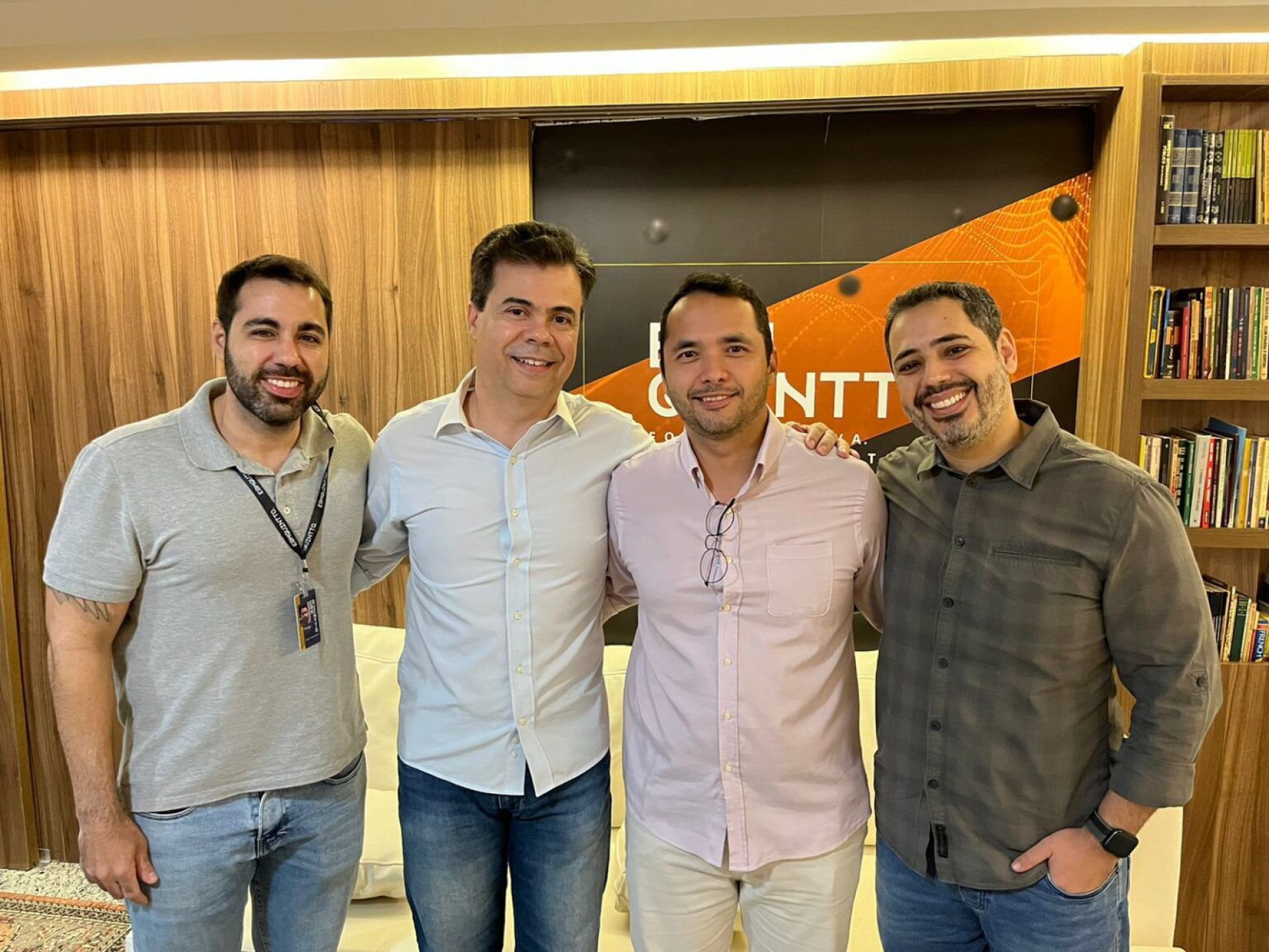 Diretores:Thiago Peixoto - Diretor de Operações  Duda Brígido - Diretor de Relacionamento  Kendy Shirasu - Diretor de Criação  Paulo Victor Cavalcante - Diretor de Atendimento(Foto: Jessica Mota)
