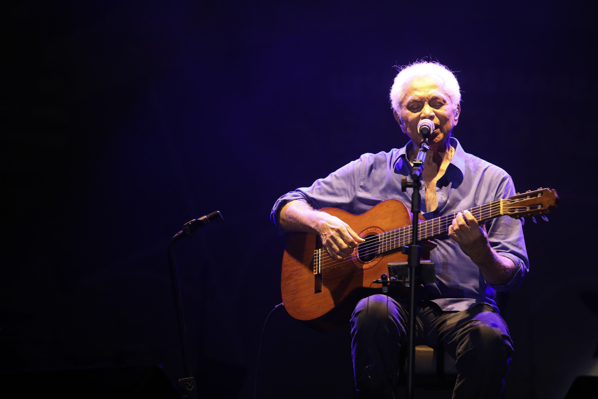 Paulinho da Viola apresentou sua turnê comemorativa de 80 anos na Praia de Iracema (Foto: Beatriz Boblitz/ Divulgação)