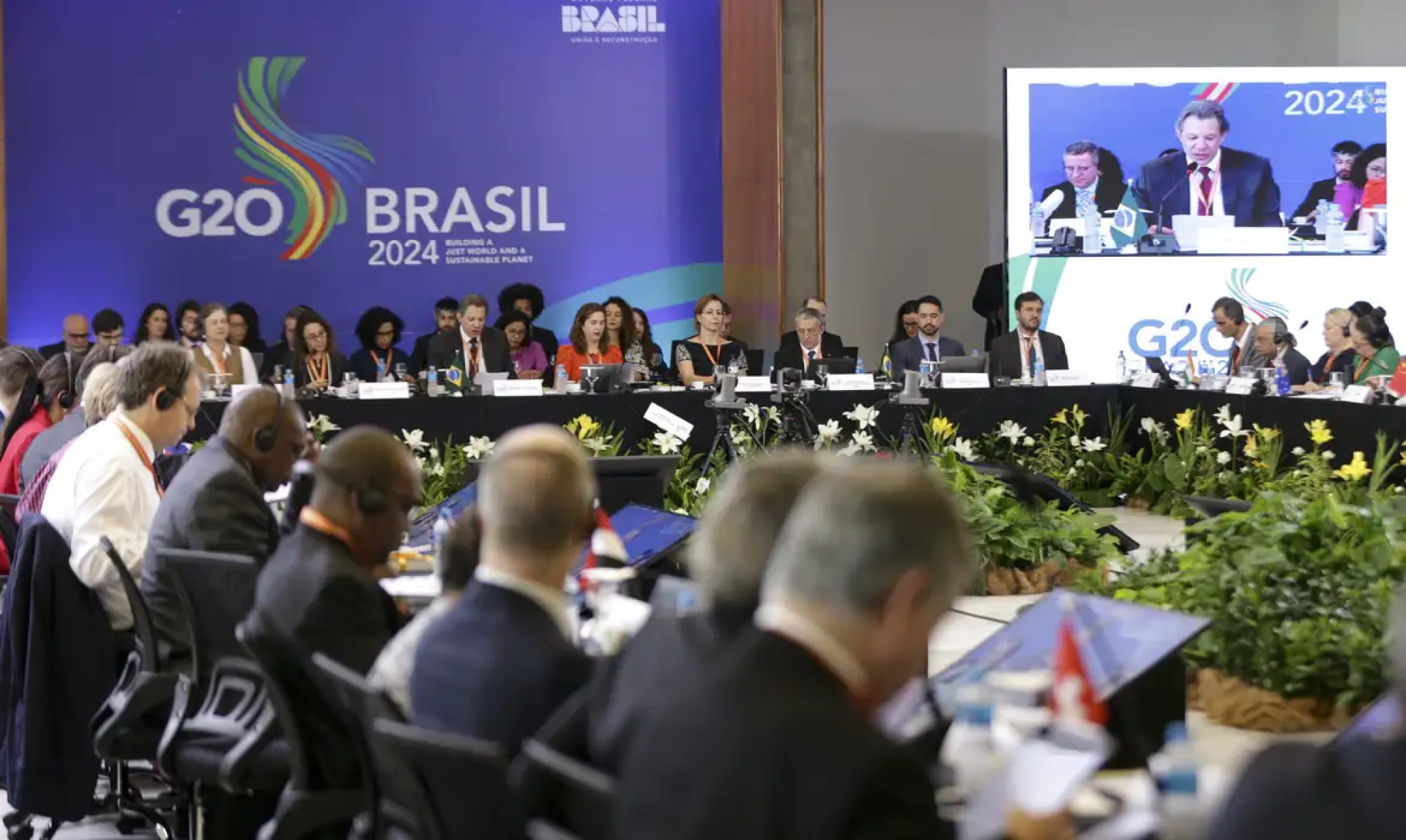 Brasil está na presidência rotativa do G20 em 2024. (Foto: Marcelo Camargo/Agência Brasil)