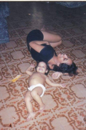 Lídia e família(Foto: Arquivo pessoal)