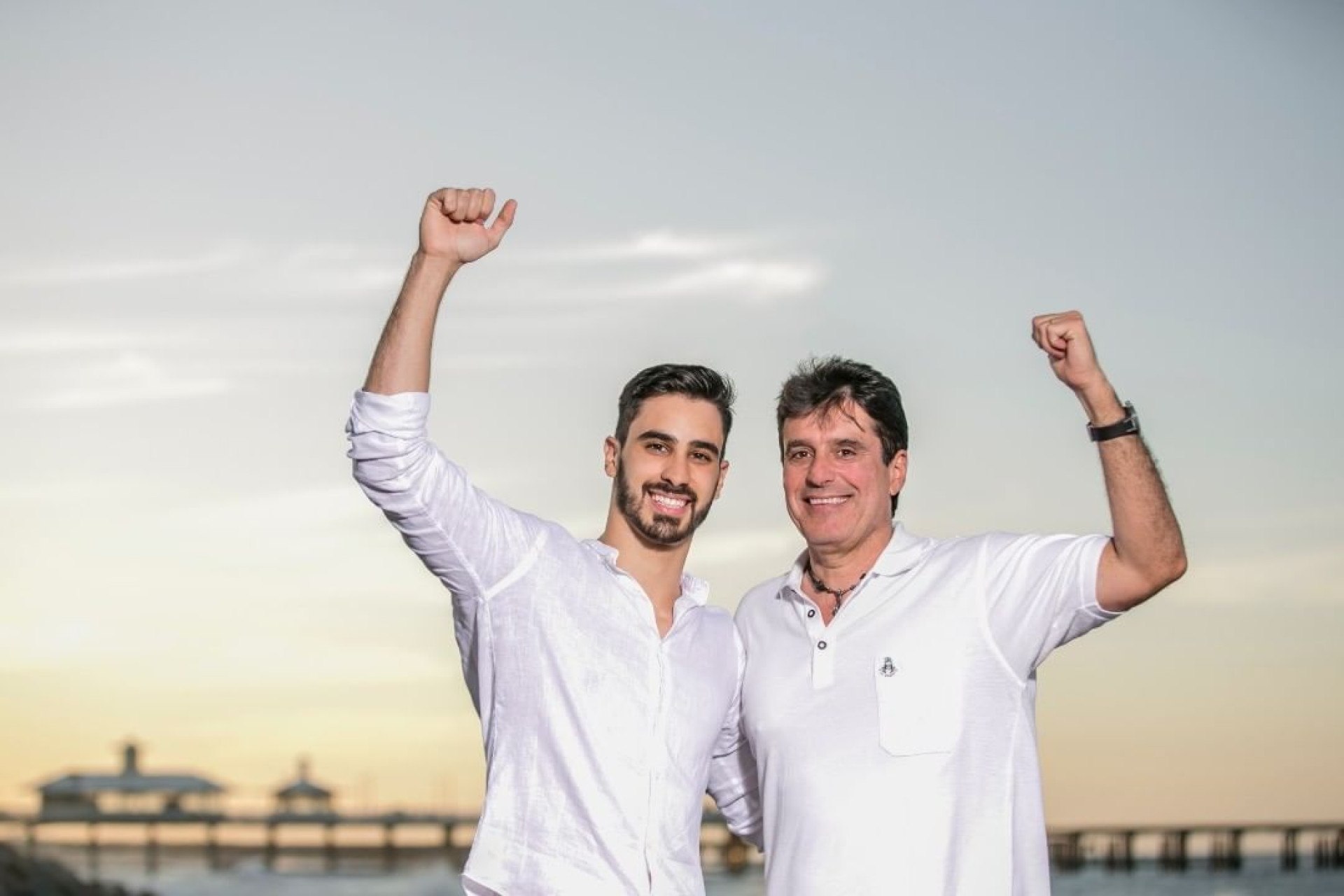 Ilo Neto e seu pai, o deputado estadual Agenor Neto (MDB) (Foto: Reprodução/Instagram iloneto)