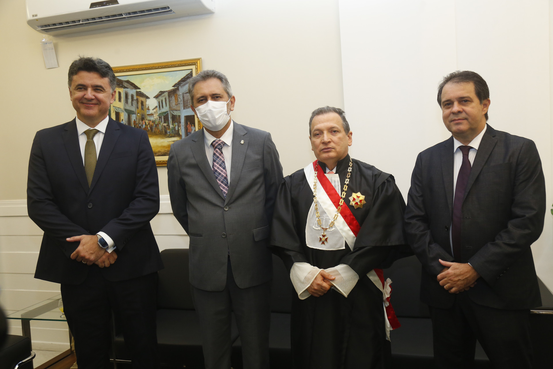 (Foto: JoaoFilho Tavares)Manuel Pinheiro, Elmano de Freitas, Durval Maia e Evandro Leitão