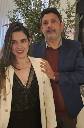 Juliana Bastos e Bruno Queiroz (Foto: arquivo pessoal )