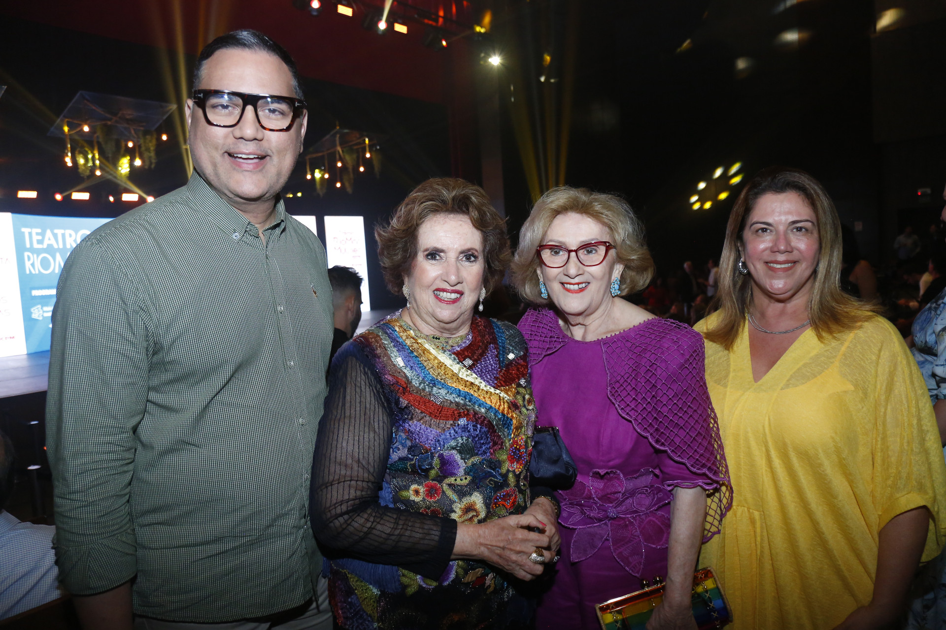 (Foto: JoaoFilho Tavares)Adriano Matos, Leda Maria, Socorro França e Adriana Joca