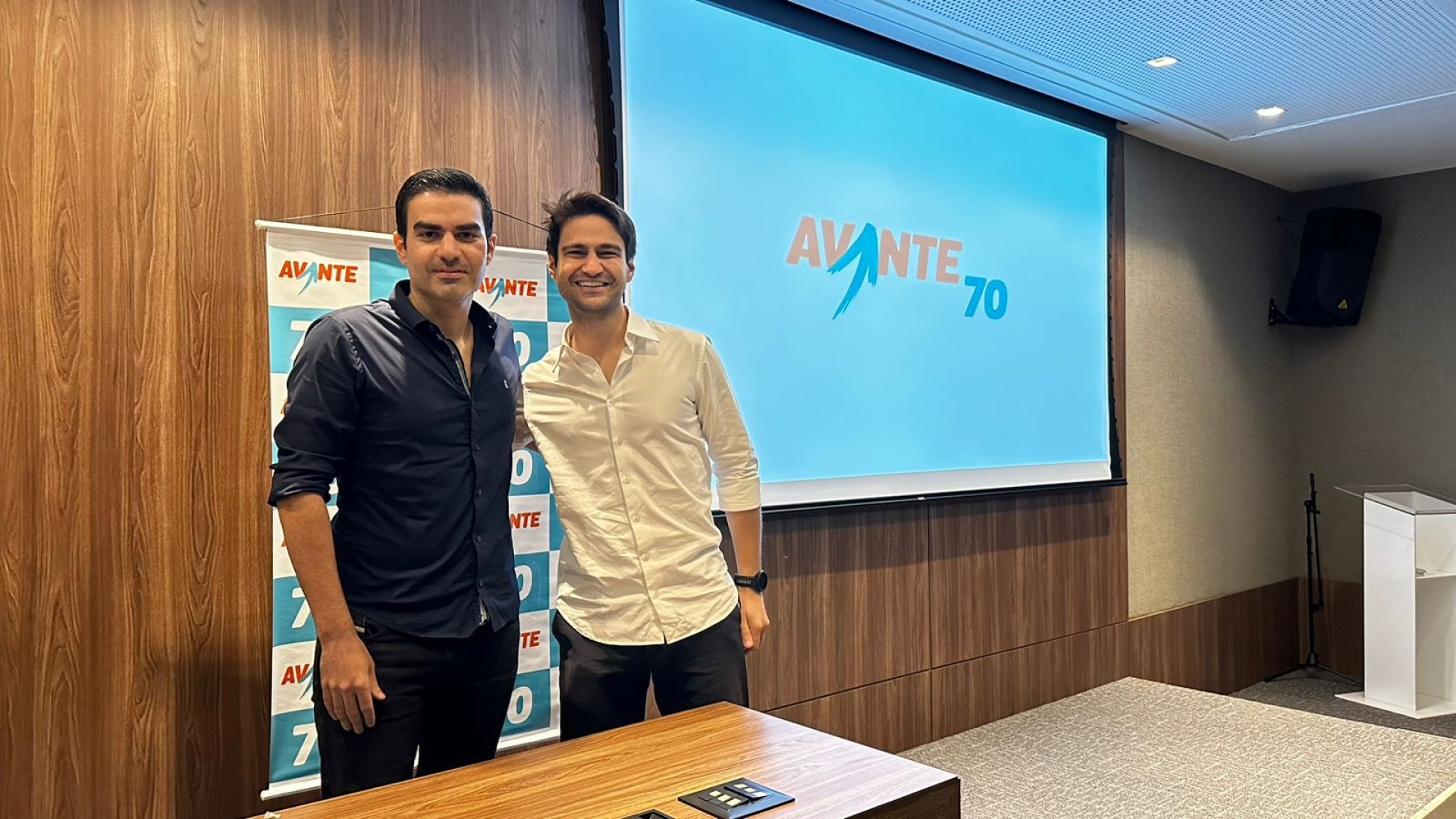  Presidente do Avante Rodrigo Nogueira e o vereador Pedro Matos (Foto: Divulgação / Assessoria )