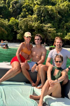 Marcela e Rodrigo Carvalho, Leonardo Brasil e Anna Macêdo (Foto: arquivo pessoal)