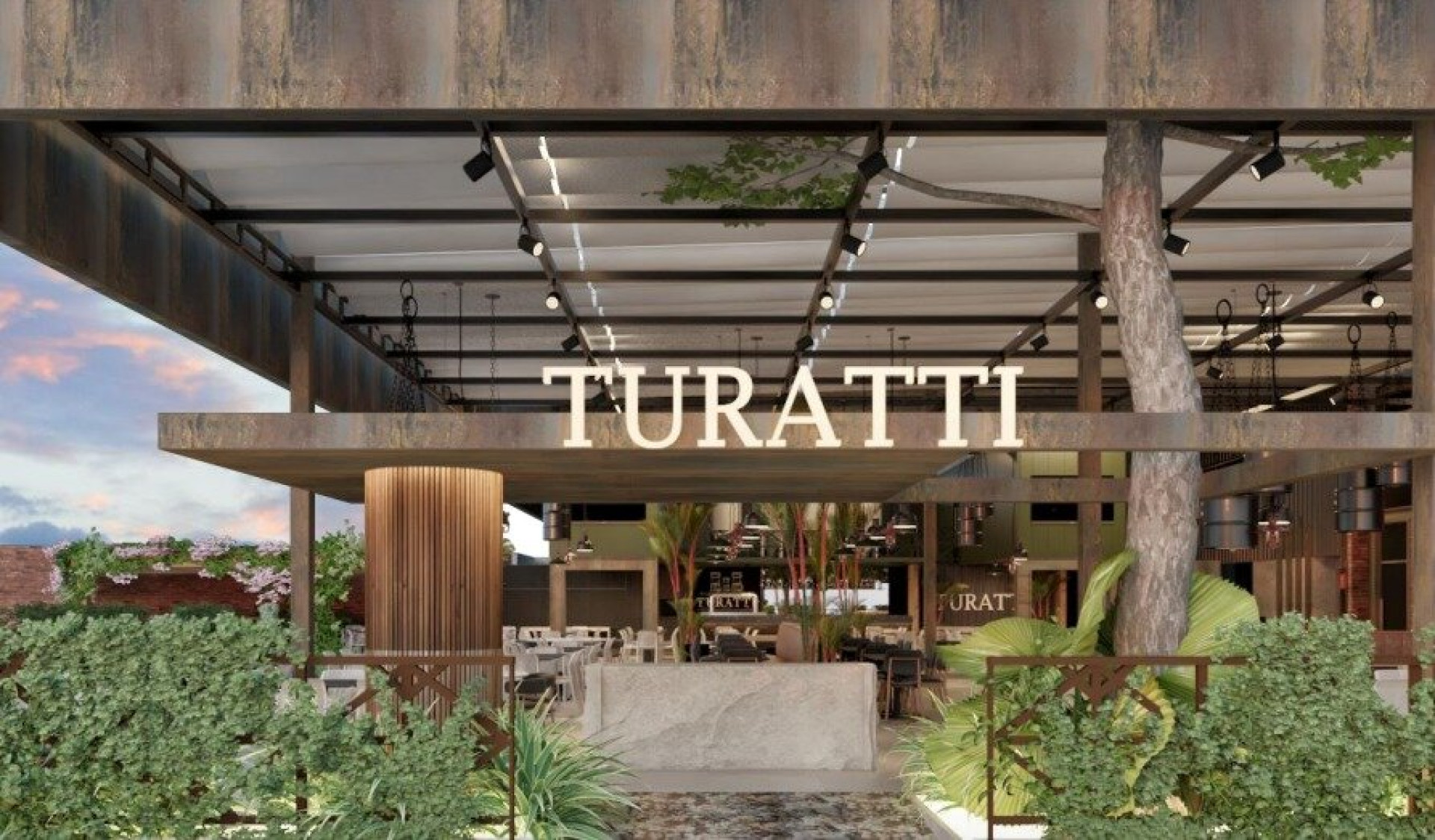 Reformulação do restaurante Turatti na Varjota.(Foto: Carlos Otávio)