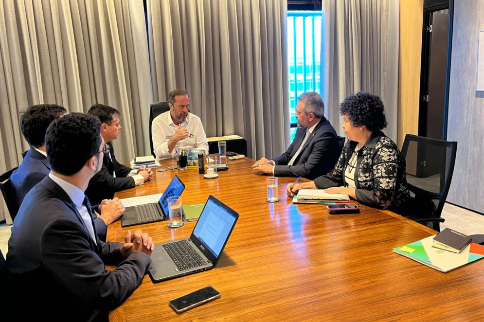 Reunião do governador Elmano de Freitas com o ministro de Minas e Energia, Alexandre Silveira