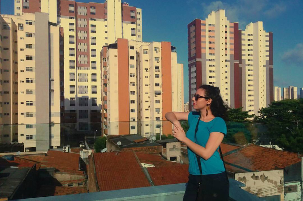 Catalina em 2017, após mudar-se para Fortaleza(Foto: Arquivo pessoal)