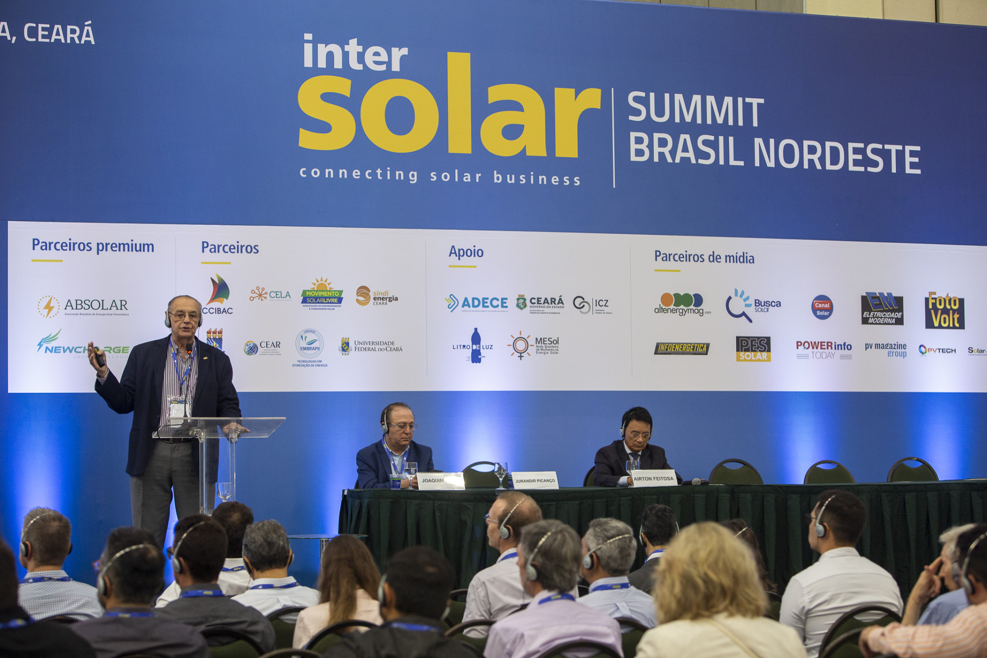 ￼Jurandir Picanço alerta para necessidade de incentivos para viabilizar projetos de hidrogênio verde (Foto: Morena Lima/Intersolar Summit Brasil Nordeste)