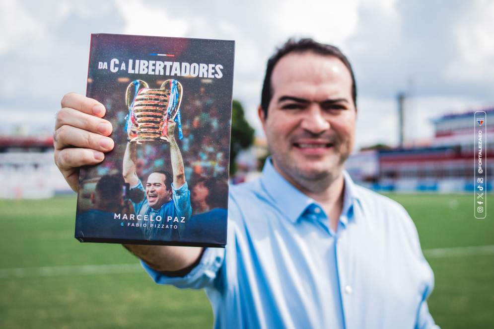 Marcelo Paz inaugura a Laion World e lança o livro  "Da C à Libertadores"(Foto: Mateus Lotif/FEC)