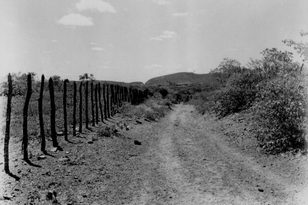 Boqueirão do Rio Salgado em Lavras da Mangabeira (CE) - jun. 1952 (Foto: IBGE)