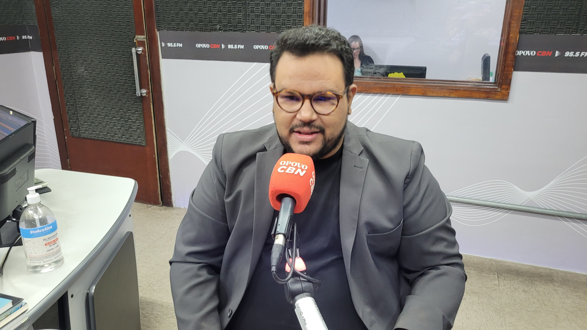 ￼TÉCIO Nunes (Psol) em entrevista à rádio o POVO CBN (Foto: Ludmyla Barros/especial para O POVO)