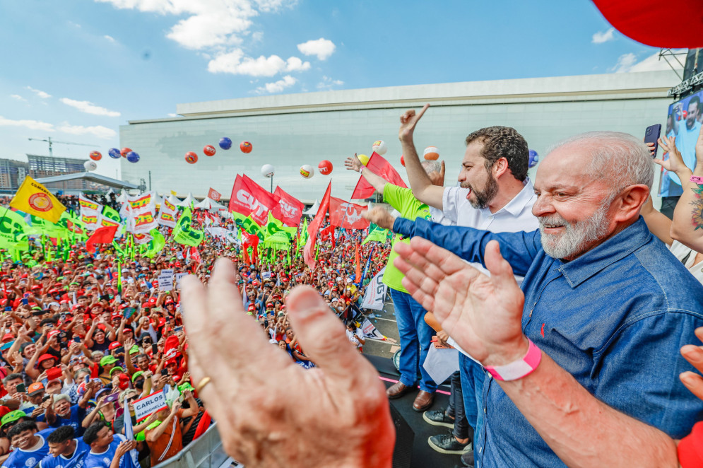 Presidente Luiz Inácio Lula da Silva participa de ato do Dia do Trabalhador em São Paulo 