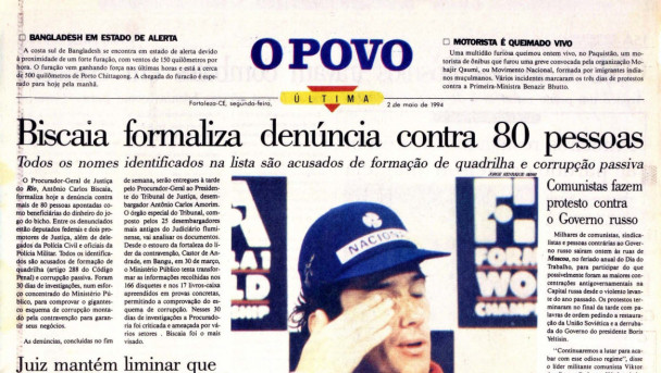 MORTE AYRTON SENNA(Foto: O POVO.DOC)