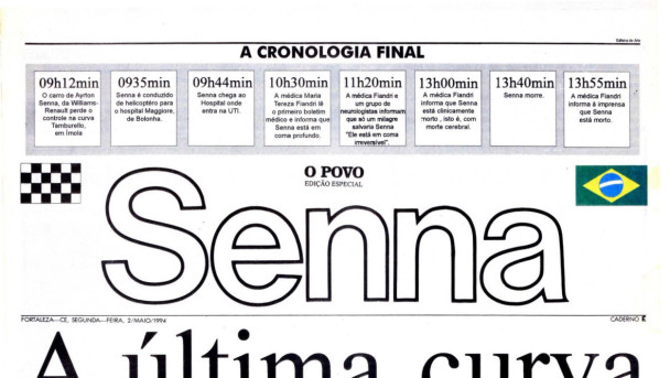 MORTE AYRTON SENNA(Foto: O POVO.DOC)