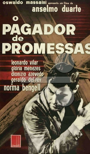  Cartaz do filme "O Pagador de Promessas", filme que ganhou Palma de Ouro em Cannes                      (Foto: Wikipedia )