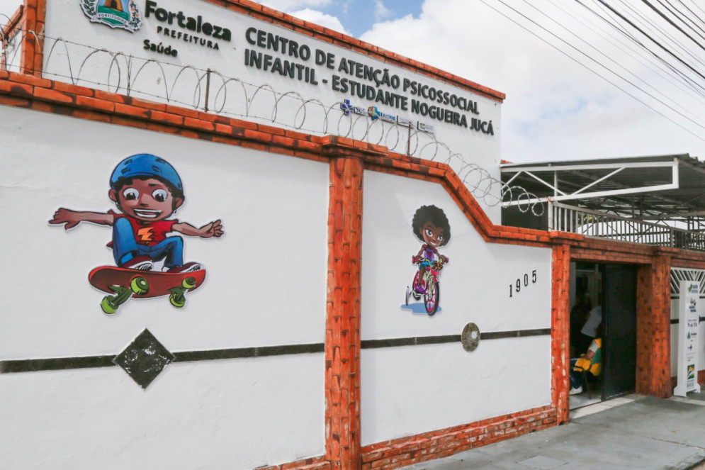 Em Fortaleza, há 3 Centros de Atenção Psicossocial (Caps) infantis para atender à faixa etária de 0 a 17 anos(Foto: Divulgação/Prefeitura de Fortaleza)