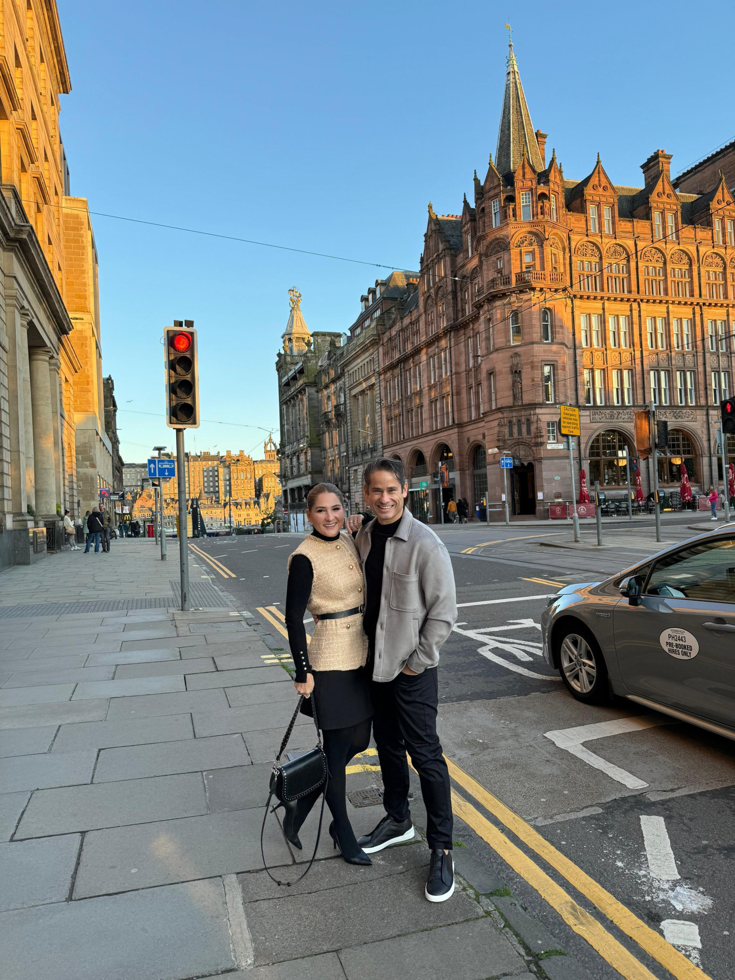 Patriciana e David Rodrigues: cenários de Outlander em tour romântica (Foto: arquivo pessoal)