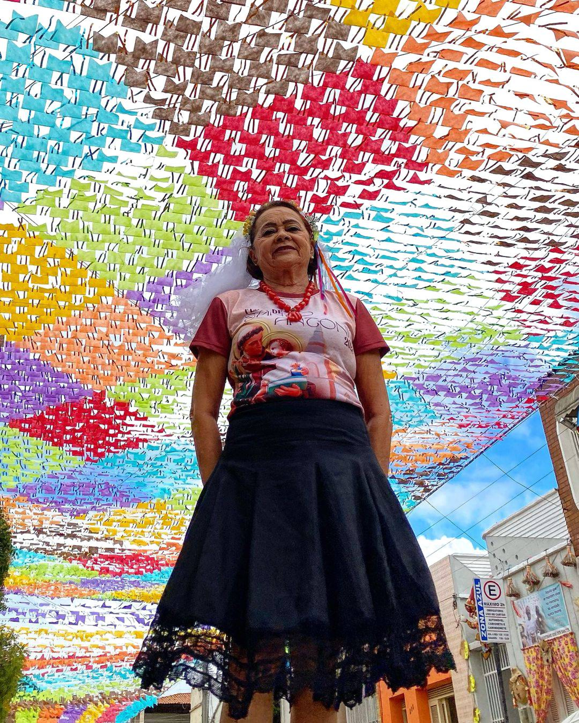 Ícone da Festa de Santo Antônio de Barbalha, a advogada Socorro Luna criou a 