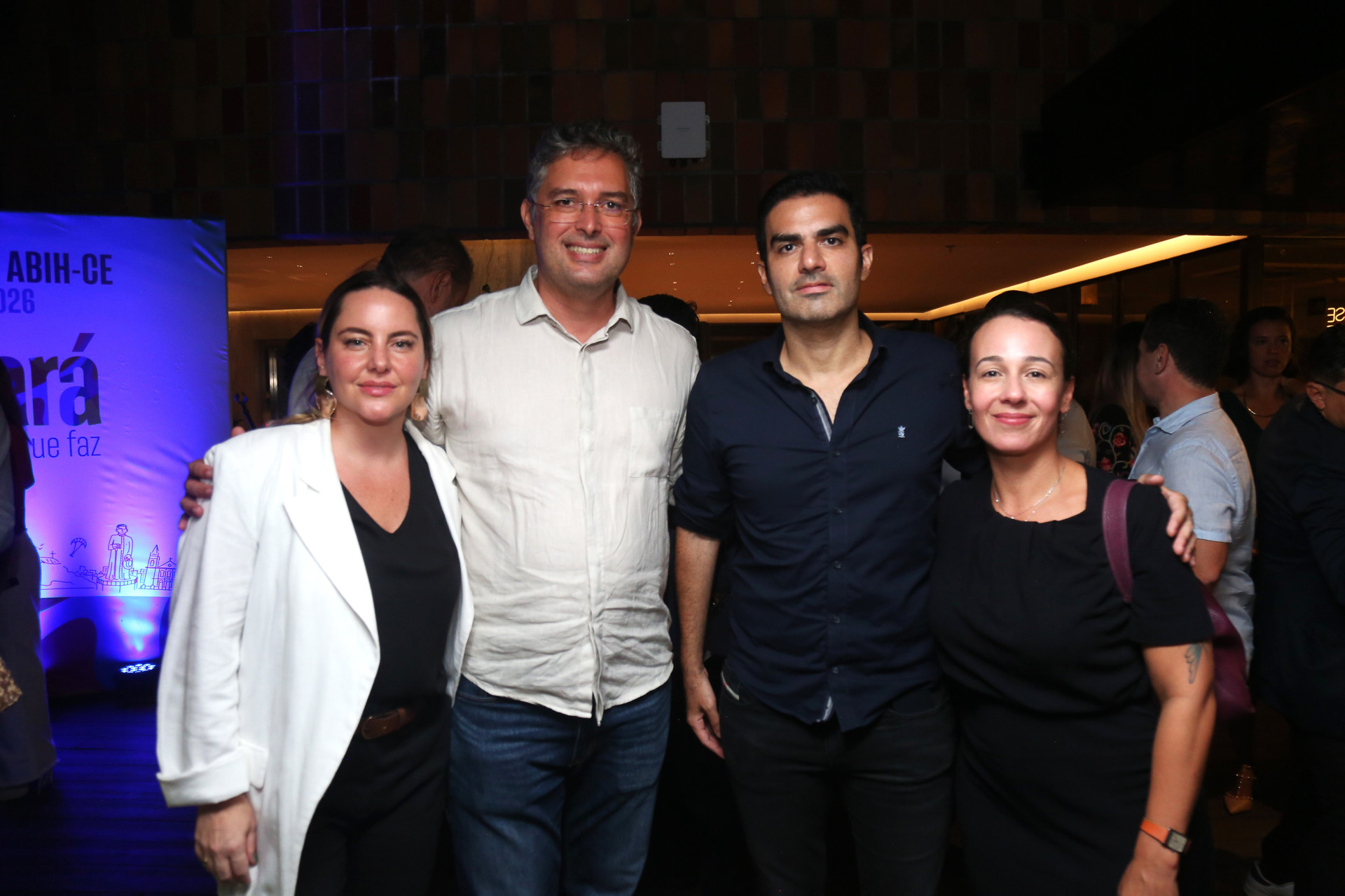 (Foto: JoaoFilho Tavares)Clarisse Linhares, Murilo Pascoal, Rodrigo Nogueira e Carol Mota