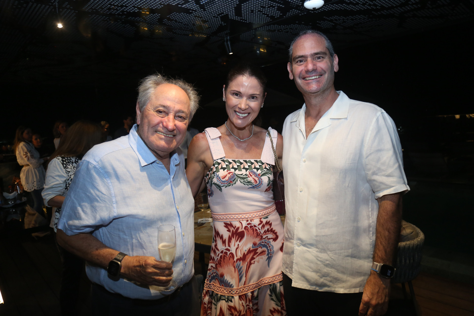 (Foto: JoaoFilho Tavares)Fernando Diniz, Ana Cristina e Tasso Melo