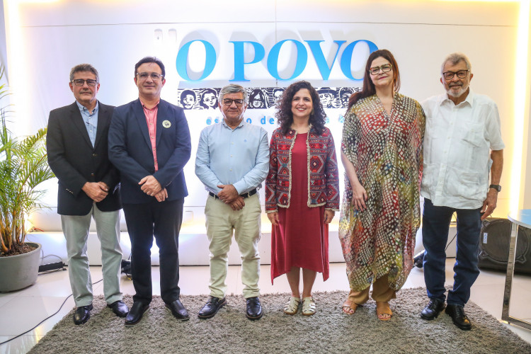  Barros Neto, Custodio Almeida, Alexandre Cialdini, Larissa Menescal, Luciana Dummar e Eudoro Santana(Foto: JoaoFilho Tavares)