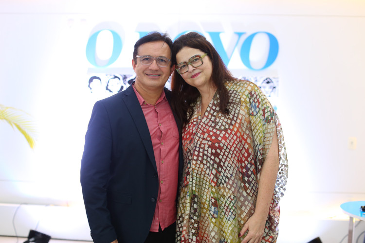 Custódio Almeida  e Luciana Dummar(Foto: João Filho Tavares)