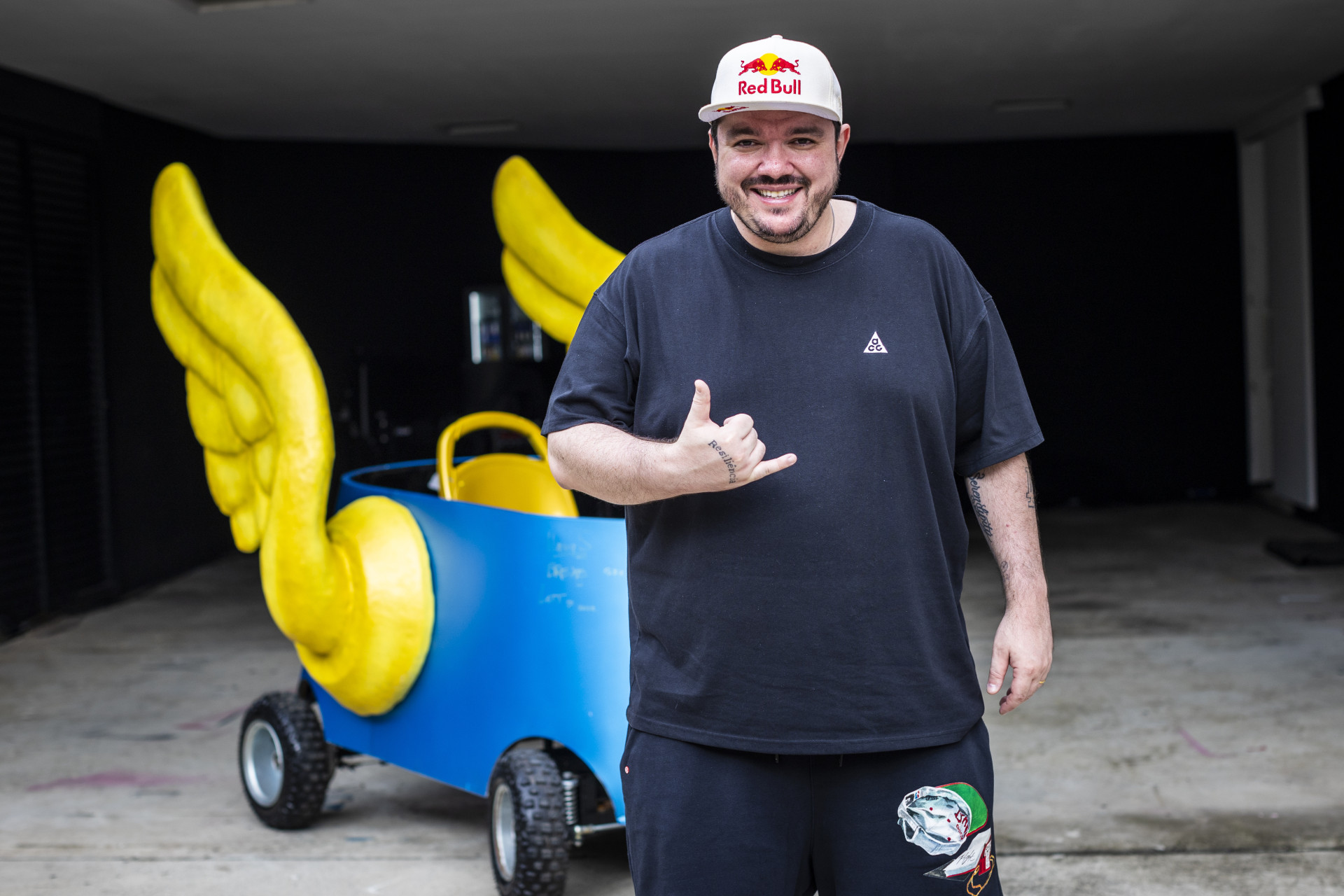 Durante o Red Bull Ladeira Abaixo, o streamer Gaules comentou de maneira exclusiva qual deve ser o futuro de suas transmissões multiplataformas (Foto: Fabio Piva / Red Bull Content Pool)