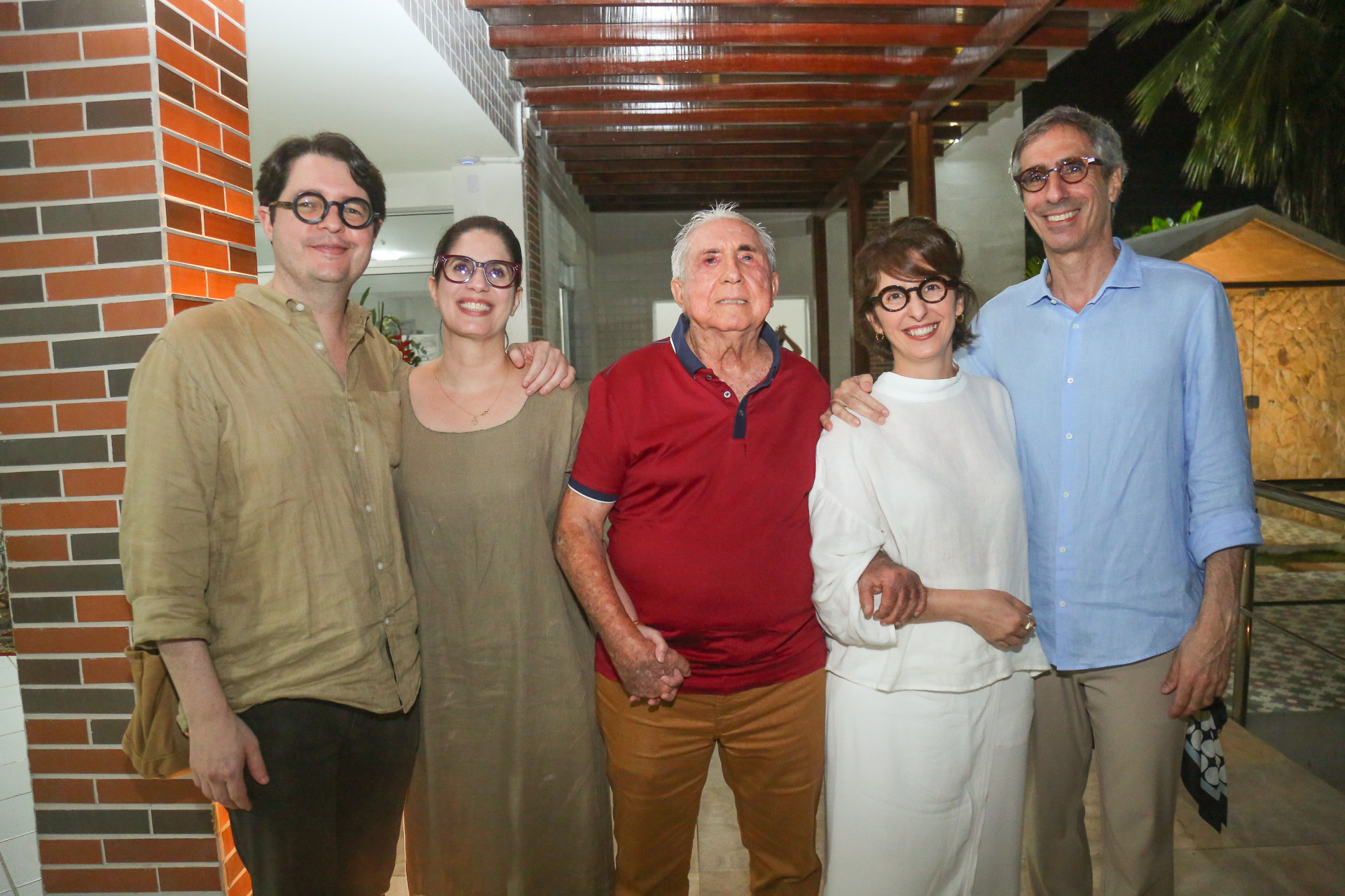 (Foto: JoaoFilho Tavares)Felipe Castro, Mariana Oliveira, Antonio de Pinho, Denise Kacem e Alexandre Oliveira